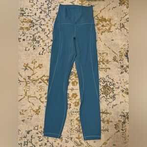 Lululemon Align High-Rise Pant with Pockets 25", Capture Blue | Sz 0